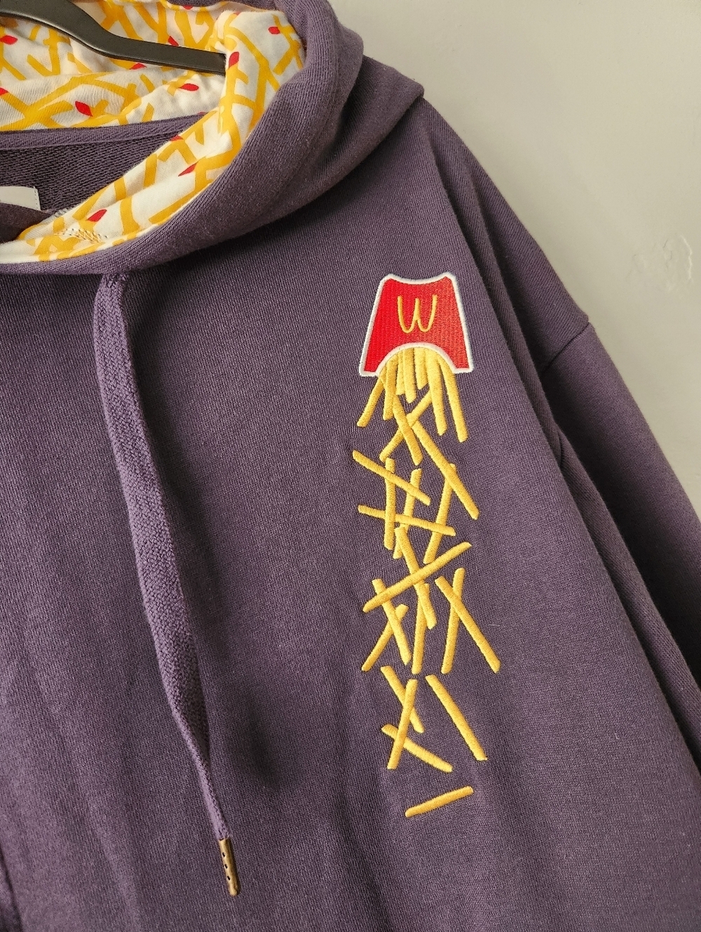 Graniph X McDonalds Collab French Fries Free Size Hoodie One Size - Picture 7 of 10